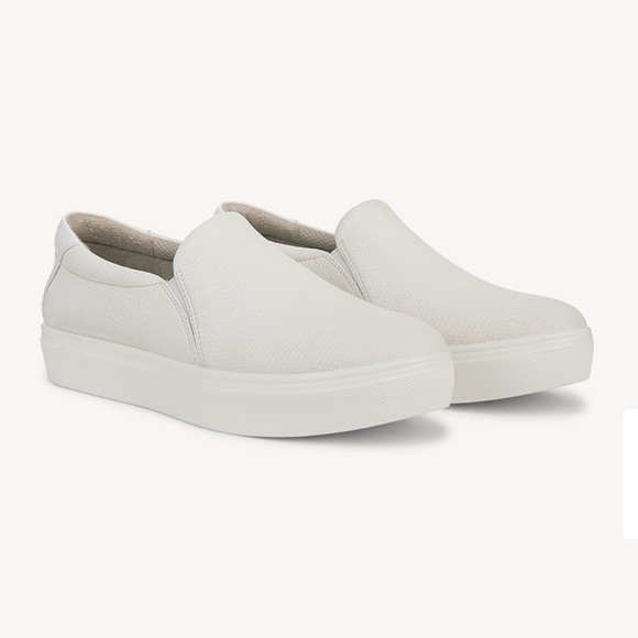 Dr. Scholls Madison Cloud Slip on Sneaker White Snake Print - Picture 1 of 9